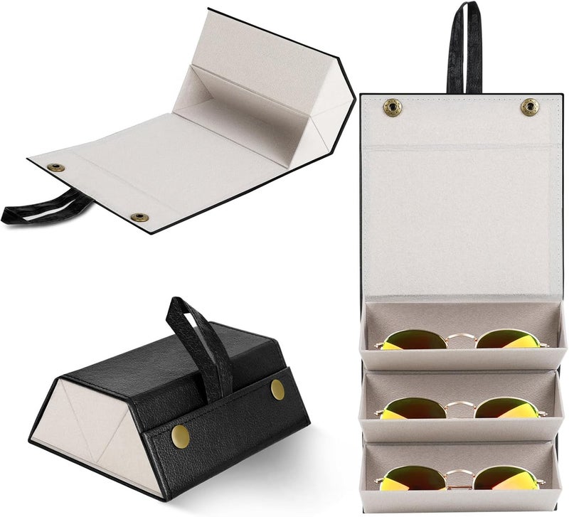 Ticacos Travel Sunglasses Organizer, Sunglasses Travel Case for Multiple Pairs, Multiple Glasses Travel Case for Women, Men - Image 1